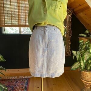 Linen Mini Skirt